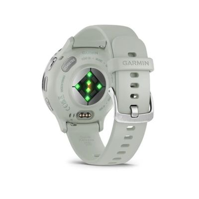 Garmin Venu 3S, Silver/Sage grey, Silicone band