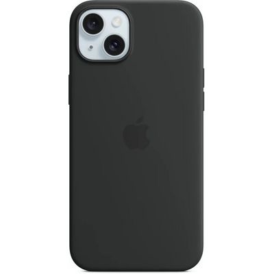 Apple iPhone 15 Plus Silicone Case s MagSafe - Black