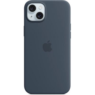 Apple iPhone 15 Plus Silicone Case s MagSafe - Storm Blue