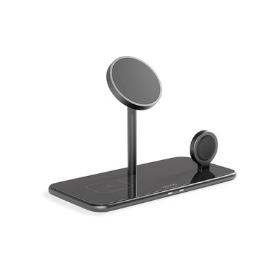Epico Mag+ Glass Charging Stand MagSafe compatible - černá
