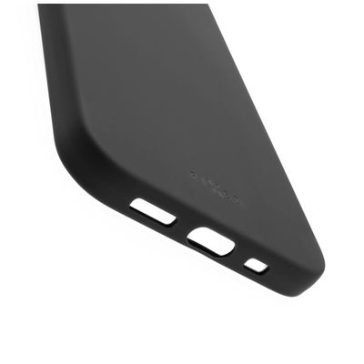Zadní pogumovaný kryt FIXED Story pro Apple iPhone 15, černý