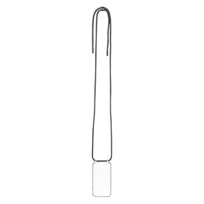 Pouzdro FIXED Pure Neck s černou šňůrkou na krk pro Apple iPhone 15