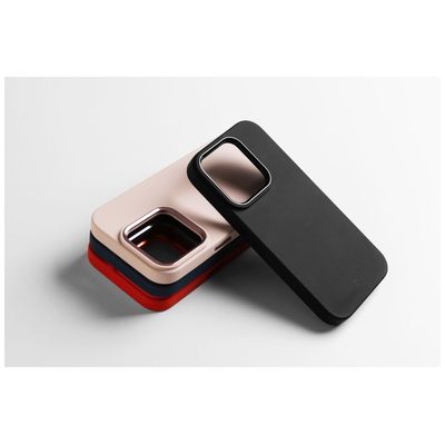 Zadní kryt FIXED MagFlow s podporou MagSafe pro Apple iPhone 15 Pro, růžový
