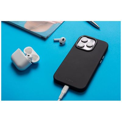 Zadní kryt FIXED MagFlow s podporou MagSafe pro Apple iPhone 15 Pro Max, černý