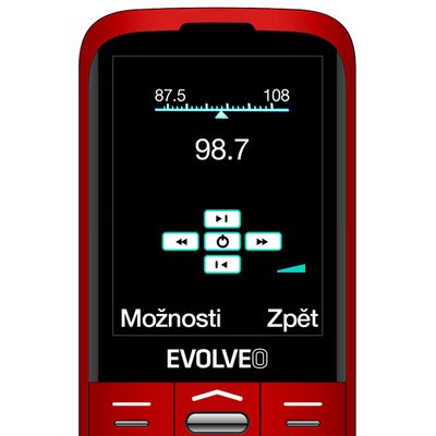 EVOLVEO EasyPhone XO červený