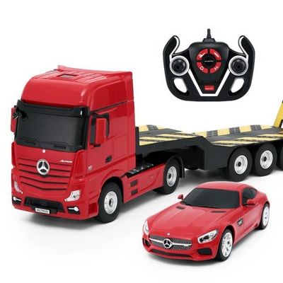 Carrera R/C auto Mercedes-Benz Actros + AMG GT (1:24)