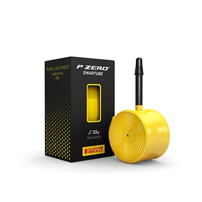 Duše Pirelli P ZERO SmarTUBE, 23/32-622, Presta 60mm, Yellow w/ black valve