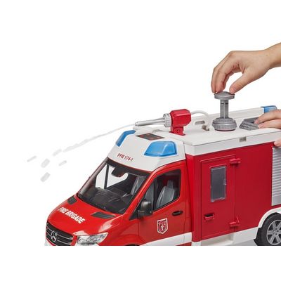 Bruder Hasičský vůz MB Sprinter se světelným a zvukovým modulem