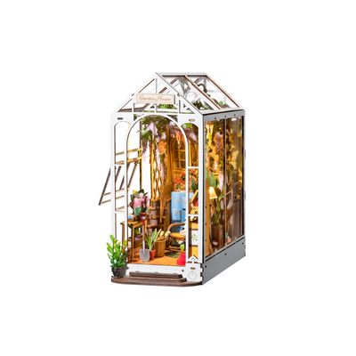 RoboTime 3D puzzle Zarážka na knihy Garden House (dřevěná)