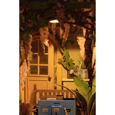 RoboTime 3D puzzle Zarážka na knihy Garden House (dřevěná)