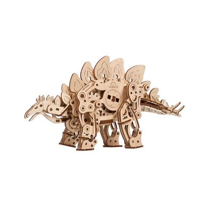 Ugears 3D dřevěné mechanické puzzle Stegosaurus