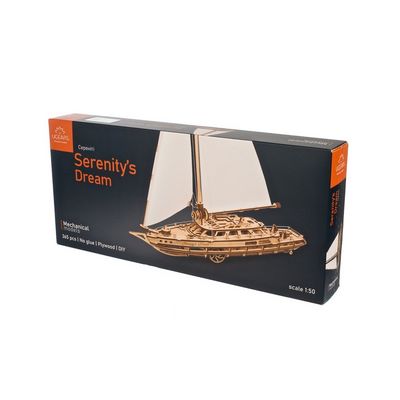 Ugears 3D Dřevěné mechanické puzzle Jachta The Ocean Beauty