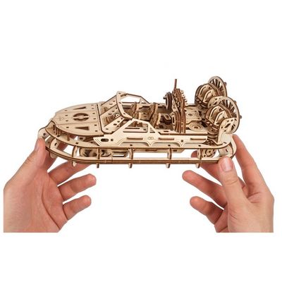Ugears 3D Dřevěné mechanické puzzle Záchranné vznášedlo