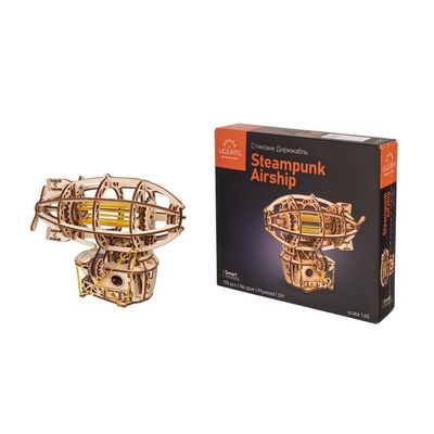 Ugears 3D dřevěné mechanické puzzle STEAMPUNK AIRSHIP