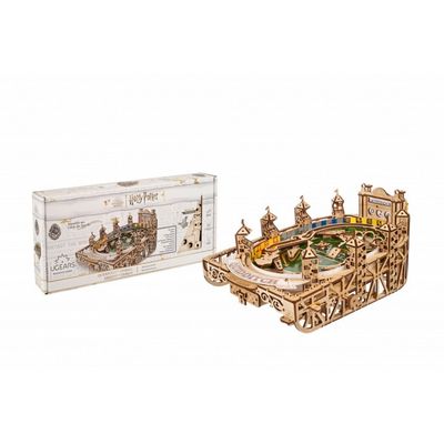 Ugears 3D dřevěné mechanické puzzle Harry Potter - Quidditch Pinball