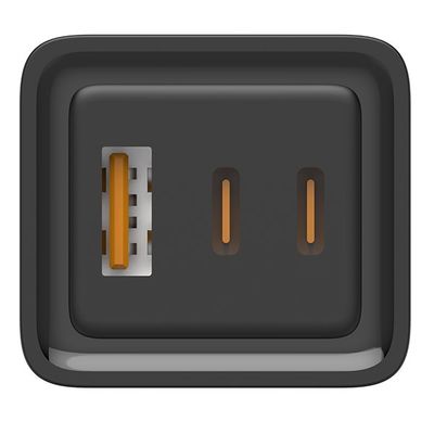 ColorWay USB nabíječka 1x USB-A, 2x USB-C/ 65W GaN3 Pro, černá