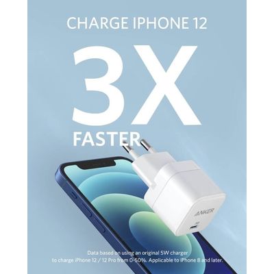 Anker PowerPort III 20W Cube White - EU plug