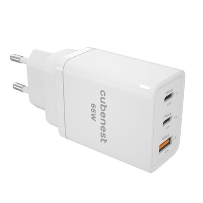 Cubenest Cestovní PD GaN Adaptér 65W S3D1
