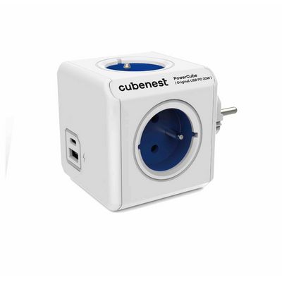 Cubenest PowerCube Original USB A+C PD 20 W - modrá
