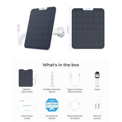 Reolink solární panel 6W bílý