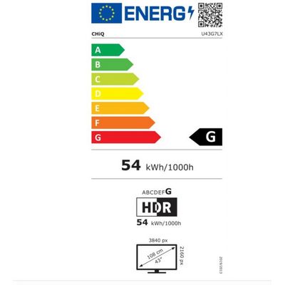 CHiQ U43G7LX TV 43 + 2 roky prodloužená záruka