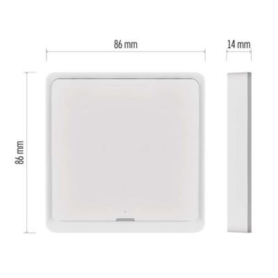 GoSmart Přenosný ovladač scén IP-2001ZW, ZigBee 3.0, 1-tlačítkový