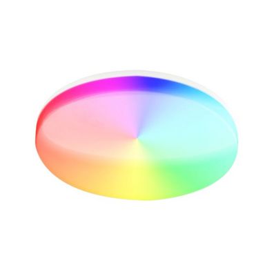 Tellur WiFi Smart LED kulaté stropní světlo, 24W, 3000-6500K + RGB, bílé
