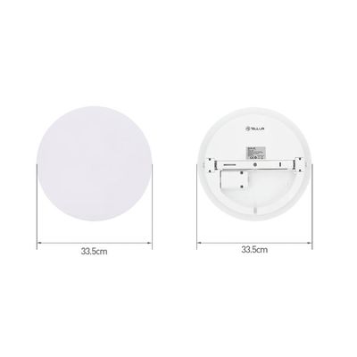 Tellur WiFi Smart LED kulaté stropní světlo, 24W, 3000-6500K + RGB, bílé