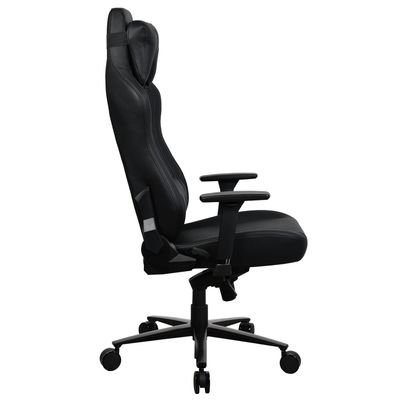 AROZZI herní židle VERNAZZA XL SoftPU Pure Black/ povrch polyuretan/ černá