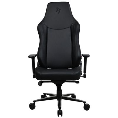 AROZZI herní židle VERNAZZA XL SoftPU Pure Black/ povrch polyuretan/ černá