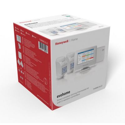 Honeywell Home EvoHome Starter Set 2 Kotel CZ THR99C3112, EvoHome Touch WiFi + 2x termohlavice HR92 + BDR91