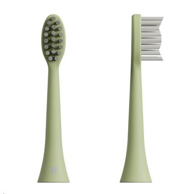 TESLA Smart Toothbrush TS200 Brush Heads Green 2x
