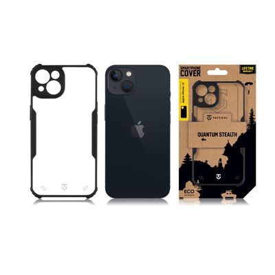 Tactical Quantum Stealth Kryt pro Apple iPhone 13 Clear/Black