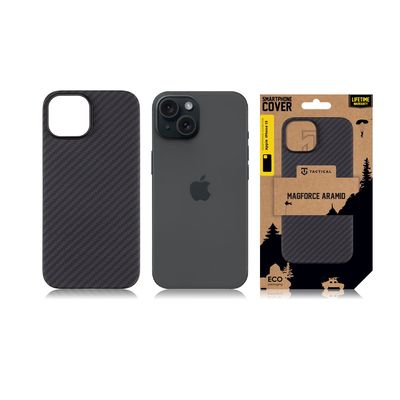 Tactical MagForce Aramid Kryt pro Apple iPhone 15 Black
