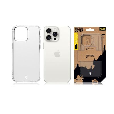 Tactical TPU Plyo Kryt pro Apple iPhone 15 Pro Max Transparent