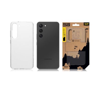 Tactical TPU Kryt pro Samsung Galaxy S23+ Transparent