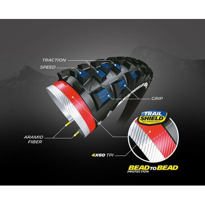 MICHELIN PLÁŠŤ WILD AM 27,5X2.35 PERFORMANCE LINE KEVLAR TS TLR (007497)
