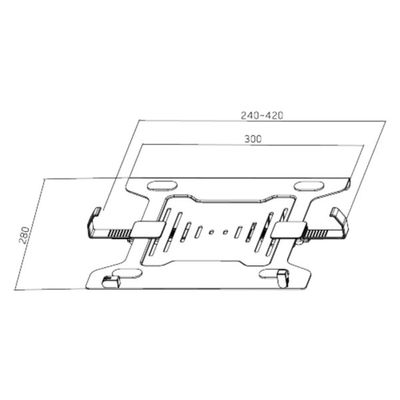 Brateck Držák laptopu NBH-2
