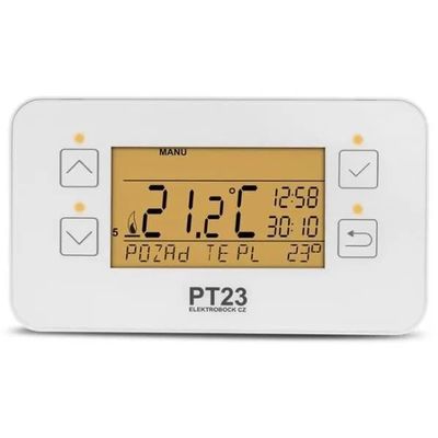 ELEKTROBOCK programovatelný termostat s dotykovým ovládáním PT23