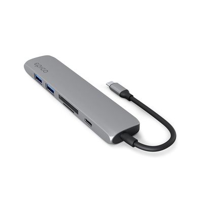 Epico 6in1 Aluminium Hub 8K with USB-C connector - vesmírně šedá