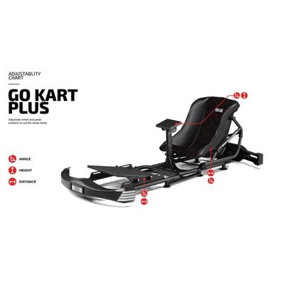 Next Level Racing Go Kart Pro Cockpit, závodní kokpit