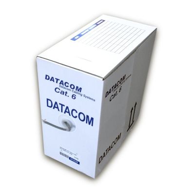 DATACOM UTP lanko CAT6 PVC 305m box šedý