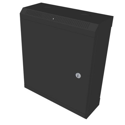DATACOM 10 nástěnný rozvaděč 9U/140 mm (plech) černý