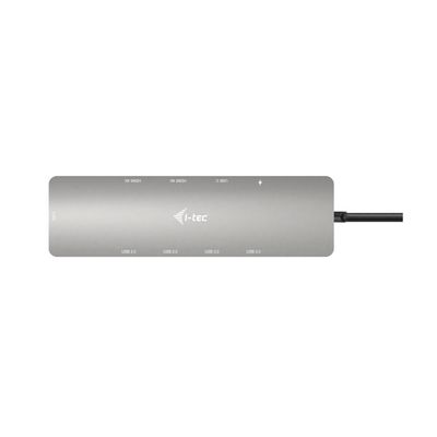 i-tec USB-C Metal Nano 2x HDMI Docking Station, PD 100W