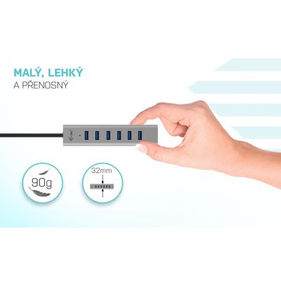 i-tec USB-C Charging Metal HUB 7 Port