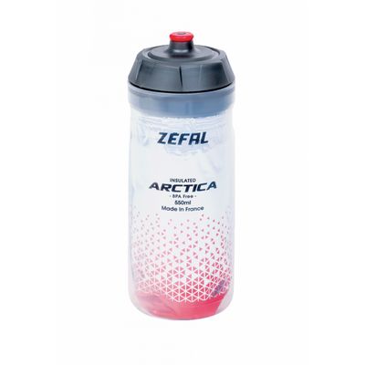 Zefal lahev Arctica 55 new stříbrná-červená