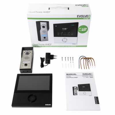 EVOLVEO DoorPhone AHD7 černý monitor