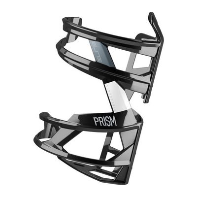 ELITE košík PRISM LEFT 22 černý lesklý/bílý
