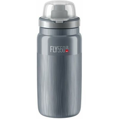ELITE láhev FLY MTB TEX 24 šedá 550 ml