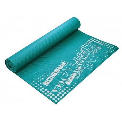 LifeFit Slimfit, 173x61x0,4cm, tyrkysová gymnastická podložka